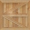 Ekena Millwork Framed Board-n-Batten Shutters w/Z-Bar, Rough Sawn Western Red Cedar, 21 1/2W x 21H, PR RBF06Z21X021RWR - alternate 2